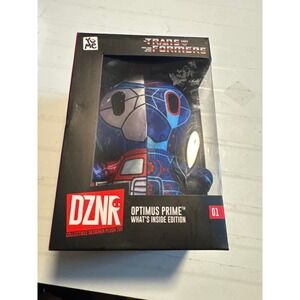 YuMe DZNR Transformers Optimus Prime What's Inside Edition 01 Plush Blue Red
